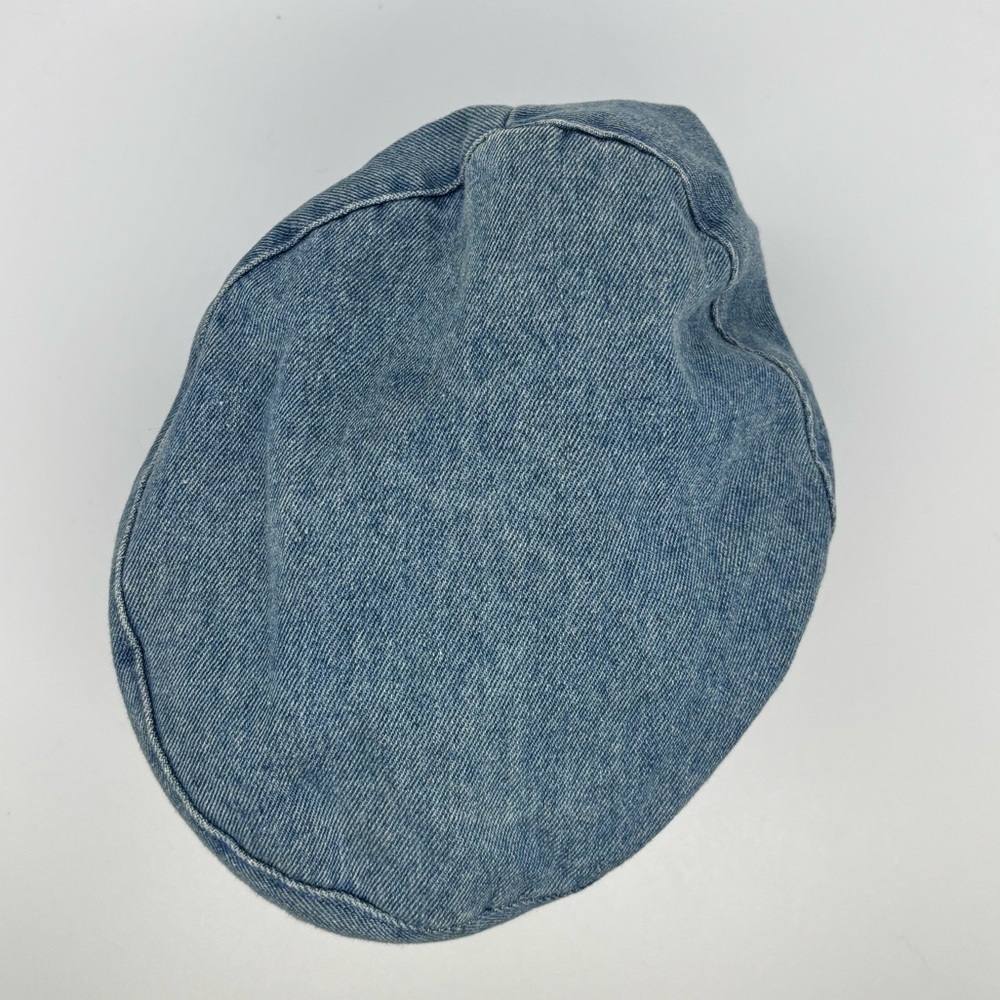 Y2K Streetwear Minimalist Denim Bucket Hat – Light Wash – - Picture 8 of 10